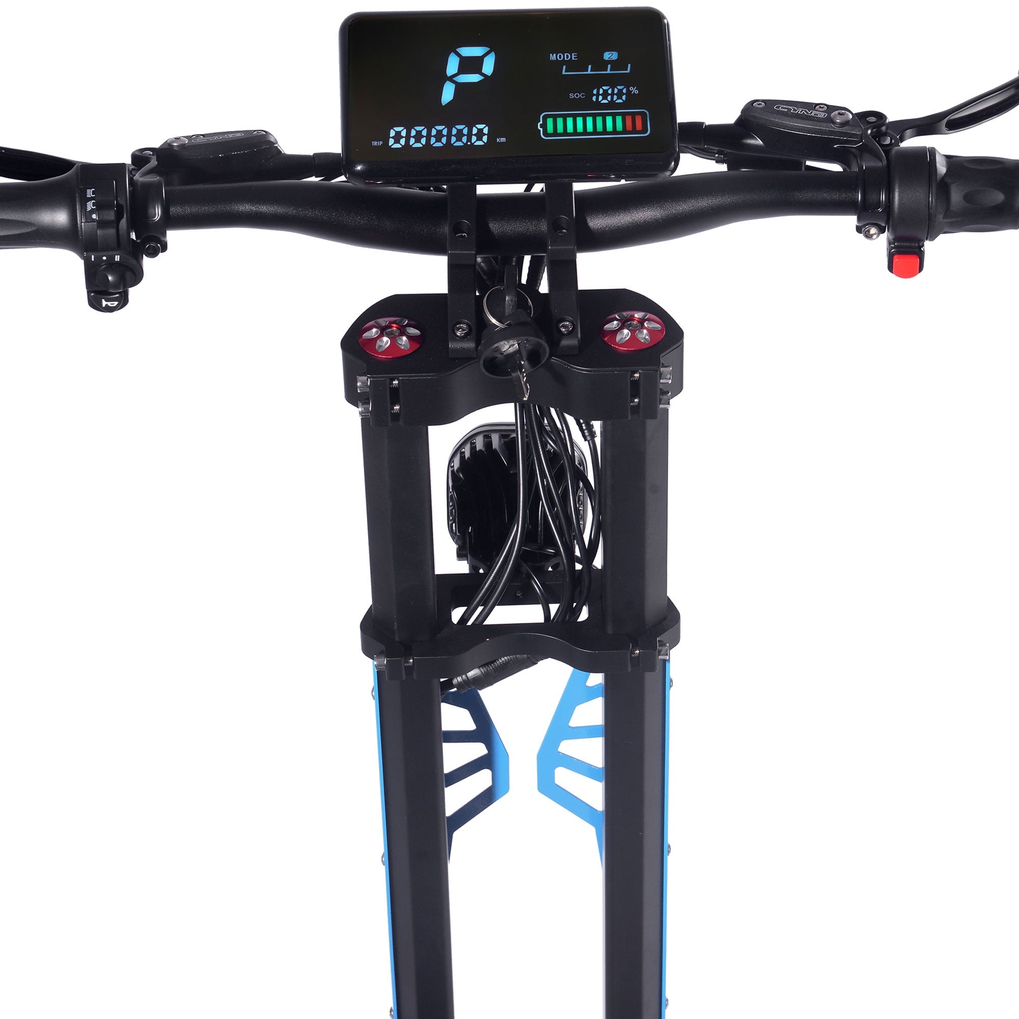 MotoTec SWITCHBLADE 60V 4000W Foldable Stand up Transporter w/ detachable seat 330lbs capacity