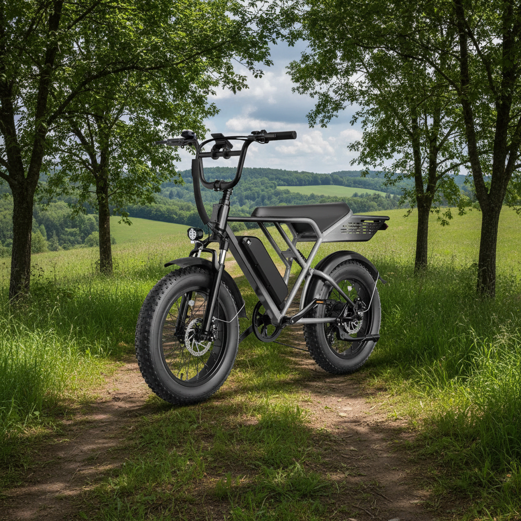 eBike Boys 20" Fat Tire E-Bike - Full Suspension for All-Terrain Use