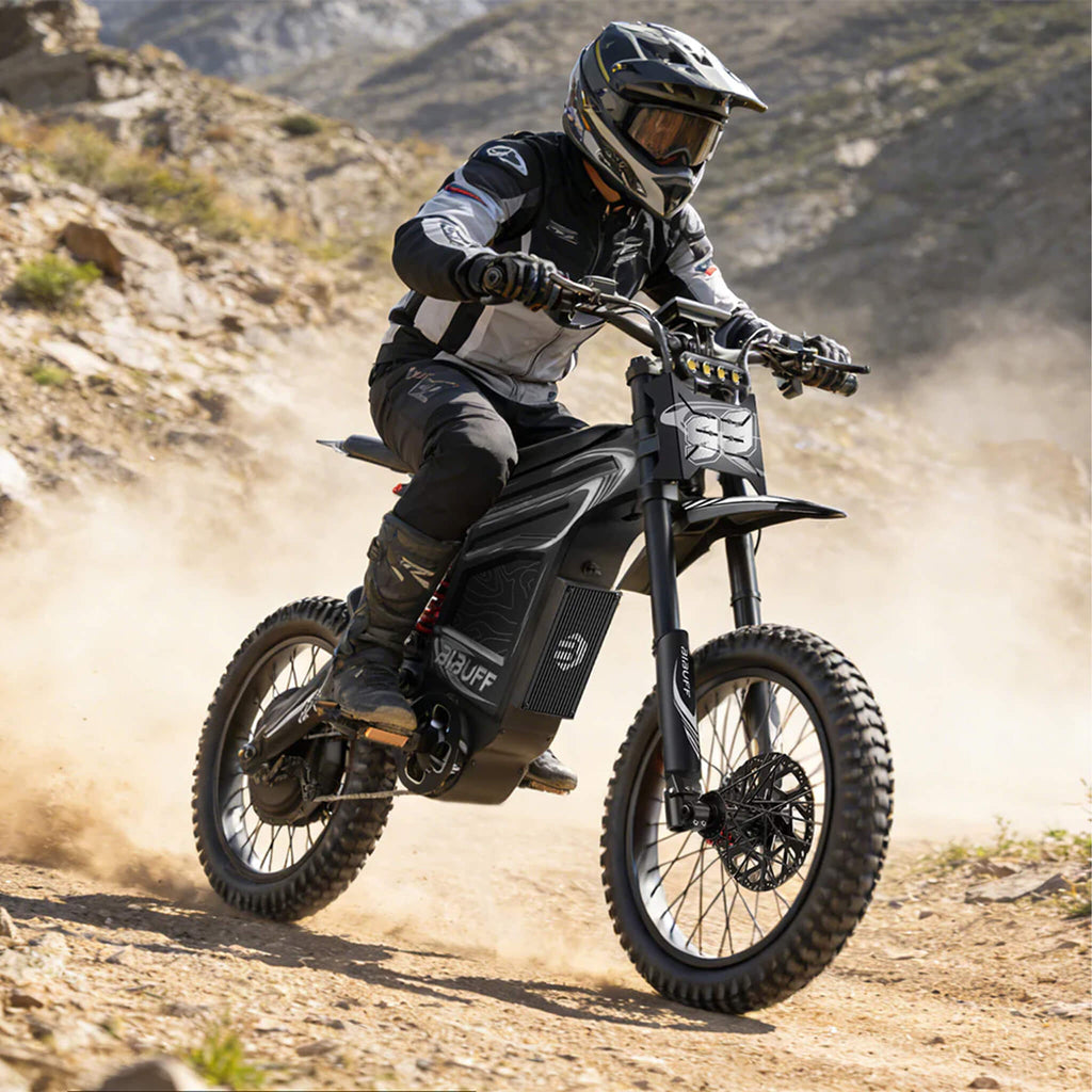 Off-Road Electric Dirt Bike EKX GT600 7500W 72V30AH Full-Suspension (SAK49037)