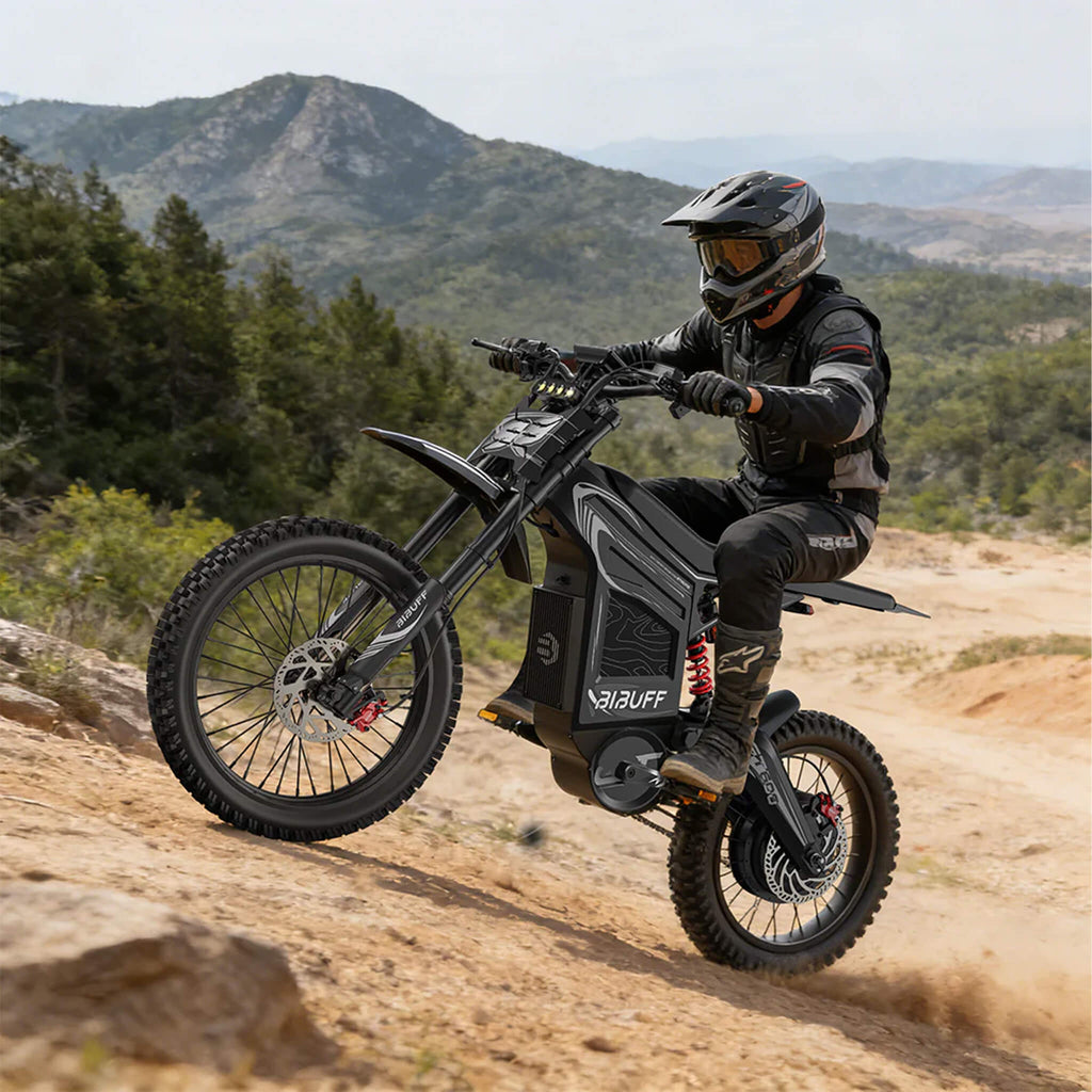 Off-Road Electric Dirt Bike EKX GT600 7500W 72V30AH Full-Suspension (SAK49037)