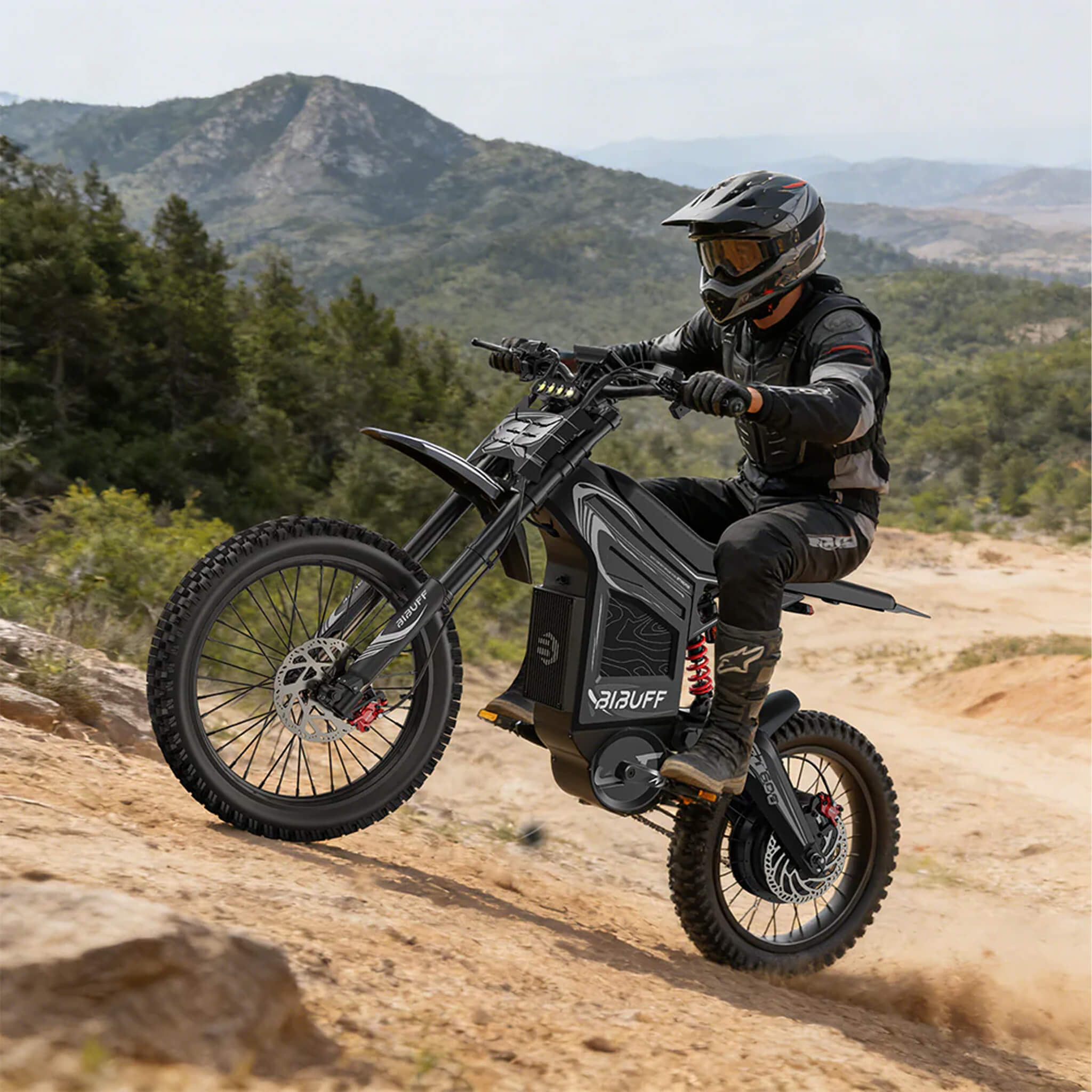Off-Road Electric Dirt Bike EKX GT600 7500W 72V30AH Full-Suspension (SAK49037)