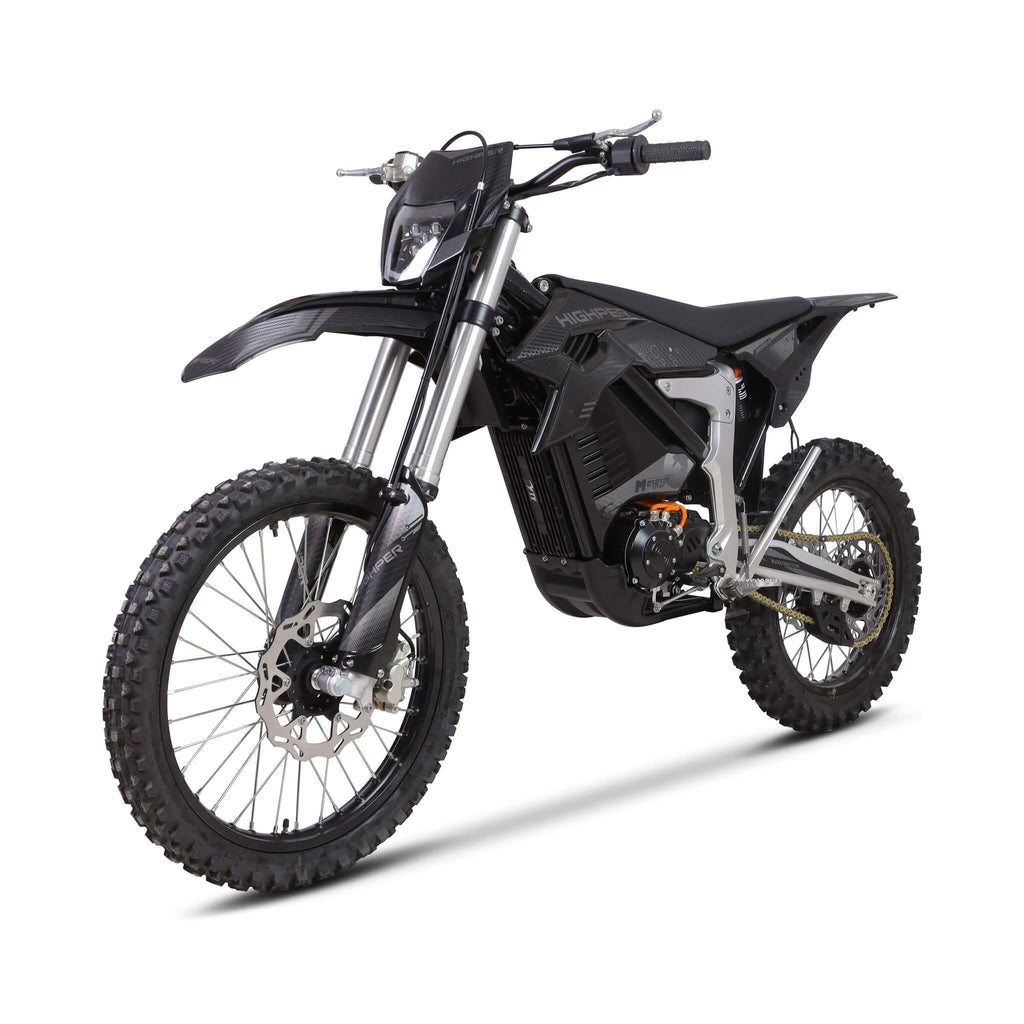 Electric Dirt Bike, MotoTec Venom High-Performance 72V/12000W White (SAK70326)