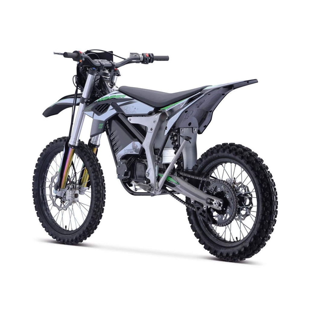 Electric Dirt Bike, MotoTec Venom High-Performance 72V/12000W White (SAK70326)