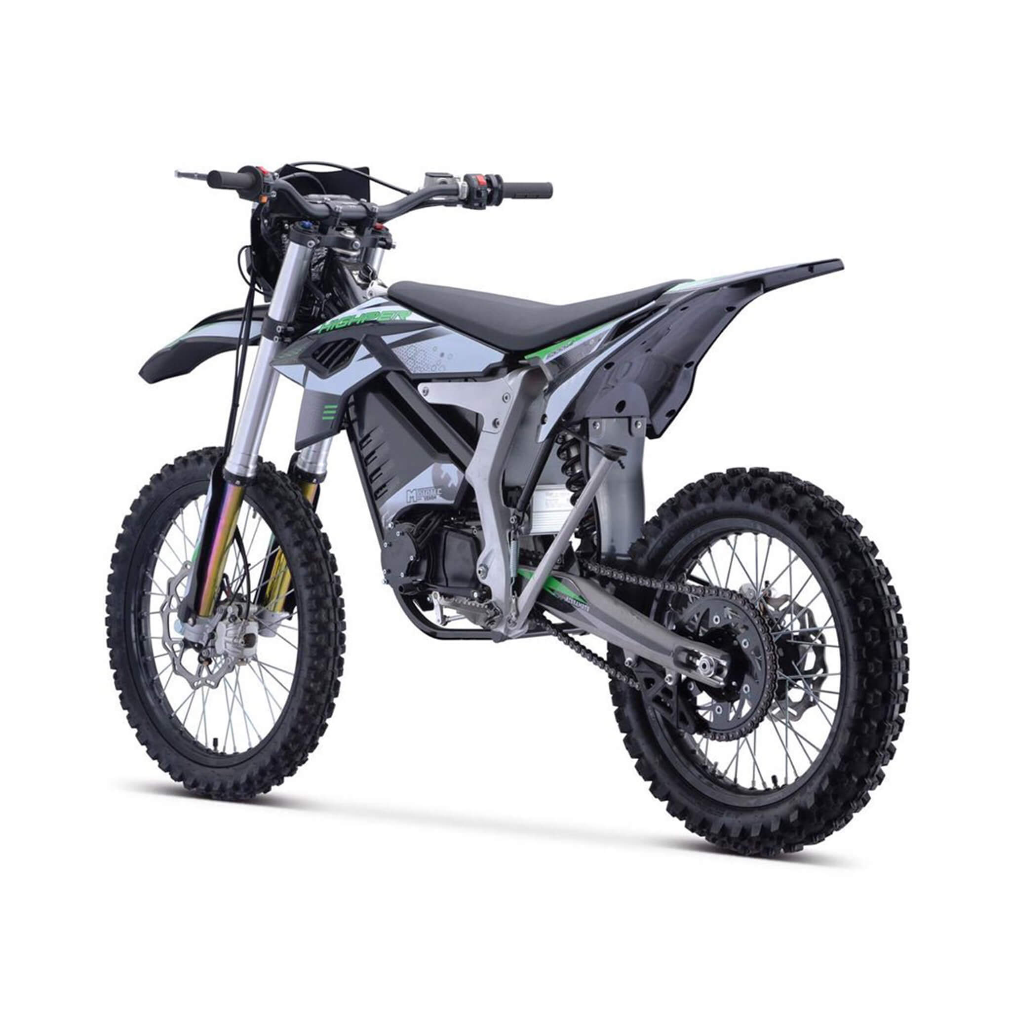 Electric Dirt Bike, MotoTec Venom High-Performance 72V/12000W White (SAK70326)