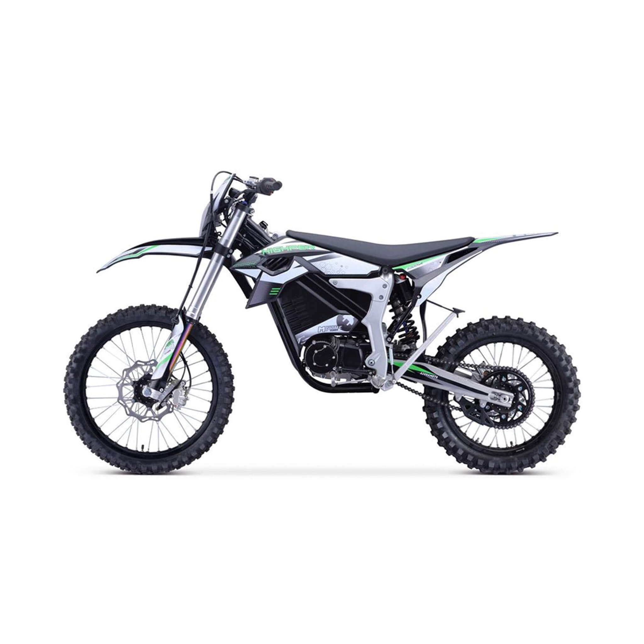 Electric Dirt Bike, MotoTec Venom High-Performance 72V/12000W White (SAK70326)