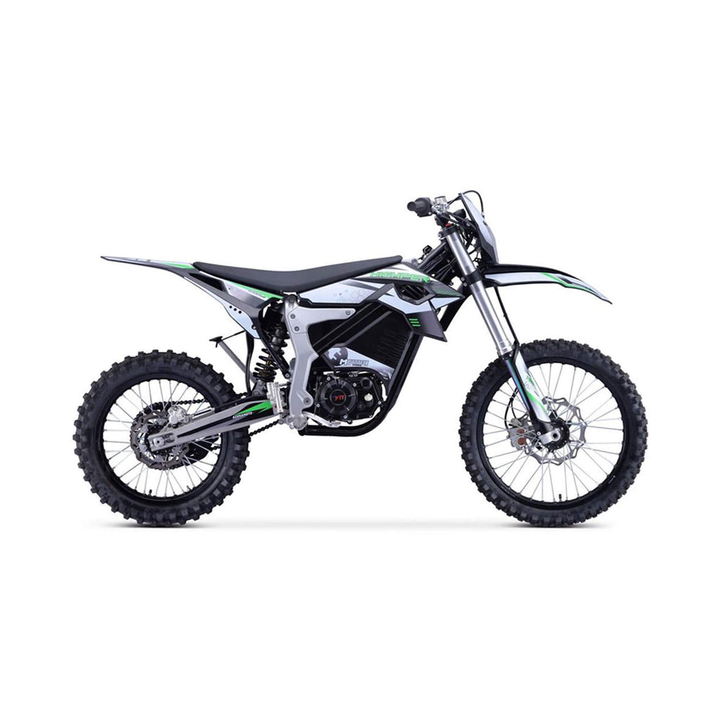 Electric Dirt Bike, MotoTec Venom High-Performance 72V/12000W White (SAK70326)