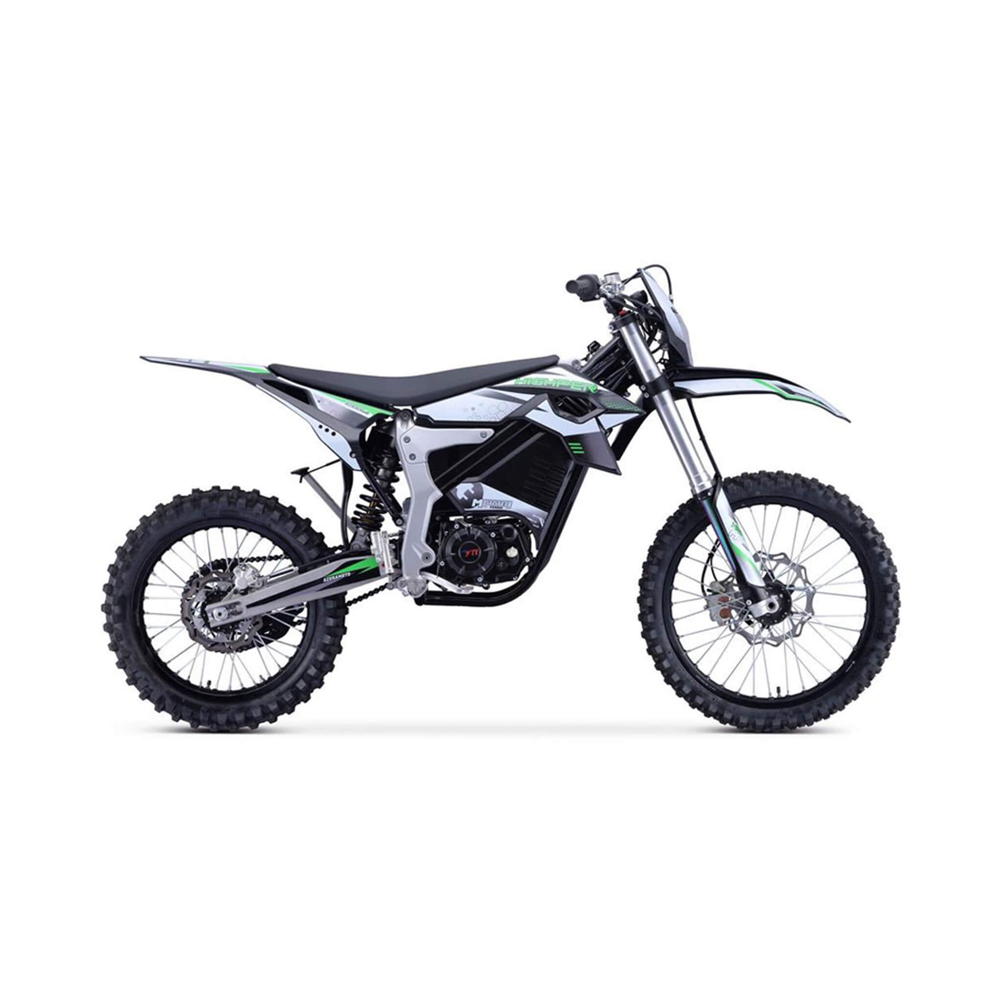 Electric Dirt Bike, MotoTec Venom High-Performance 72V/12000W White (SAK70326)