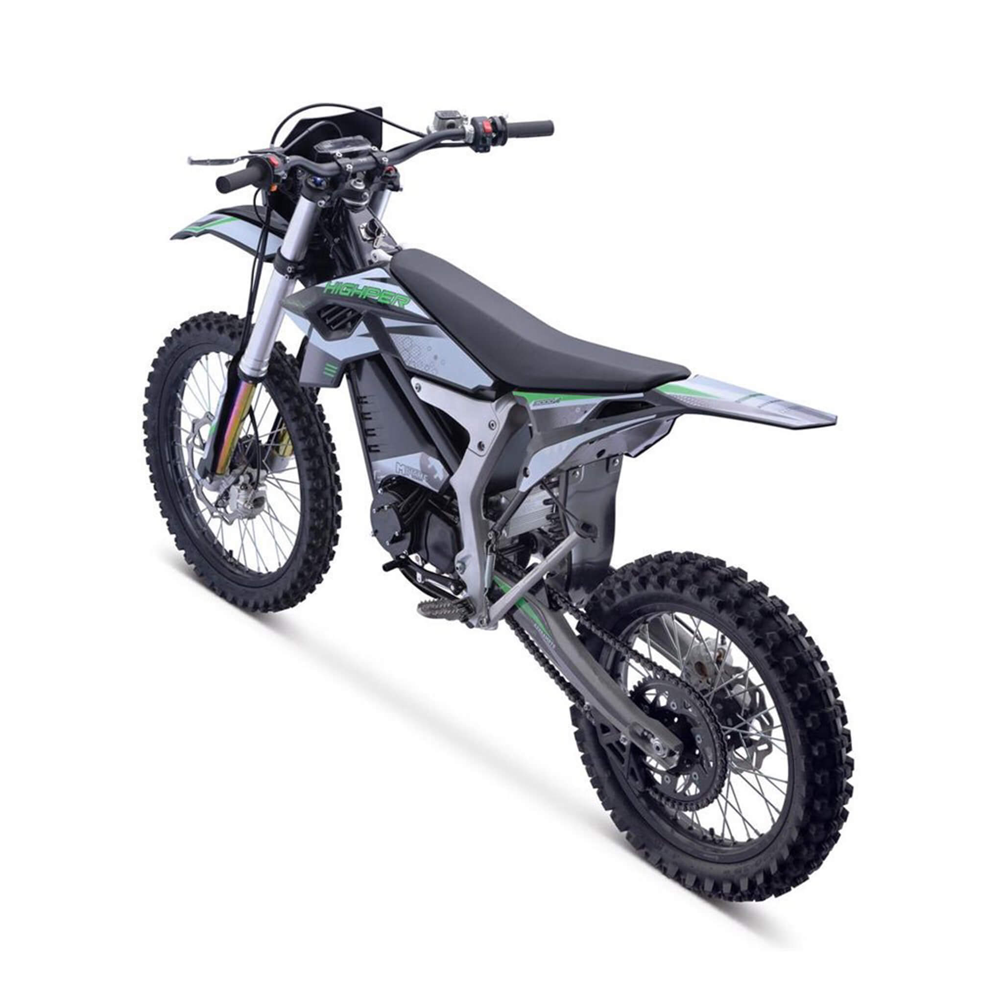 Electric Dirt Bike, MotoTec Venom High-Performance 72V/12000W White (SAK70326)
