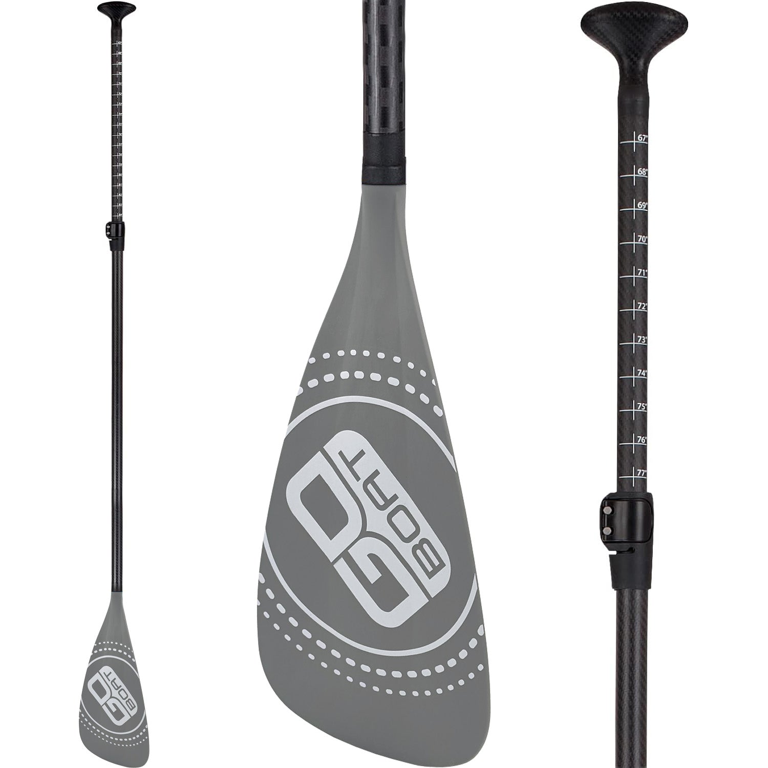 GoBoat Adjustable Length 3 Piece 3-piece Oar Paddle