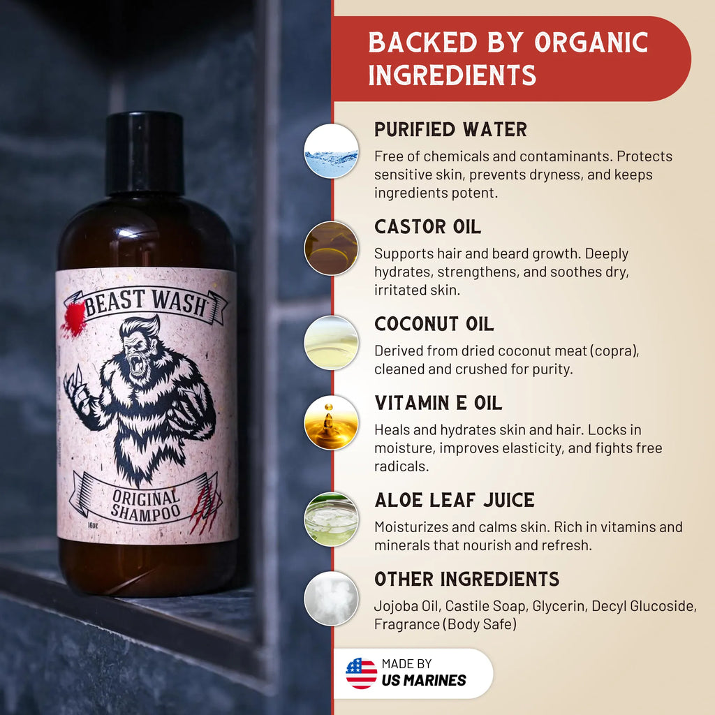 Beast Wash Organic Shampoo