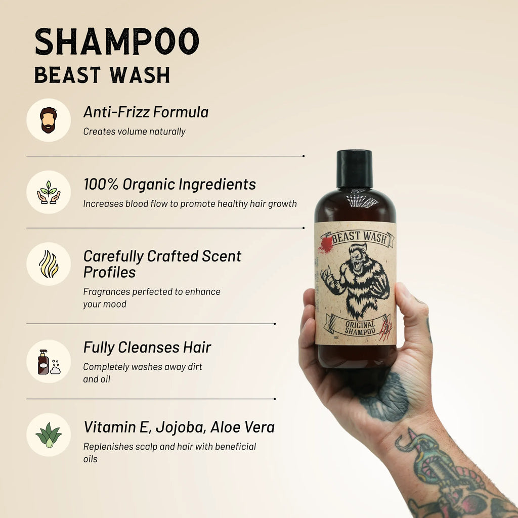 Beast Wash Organic Shampoo