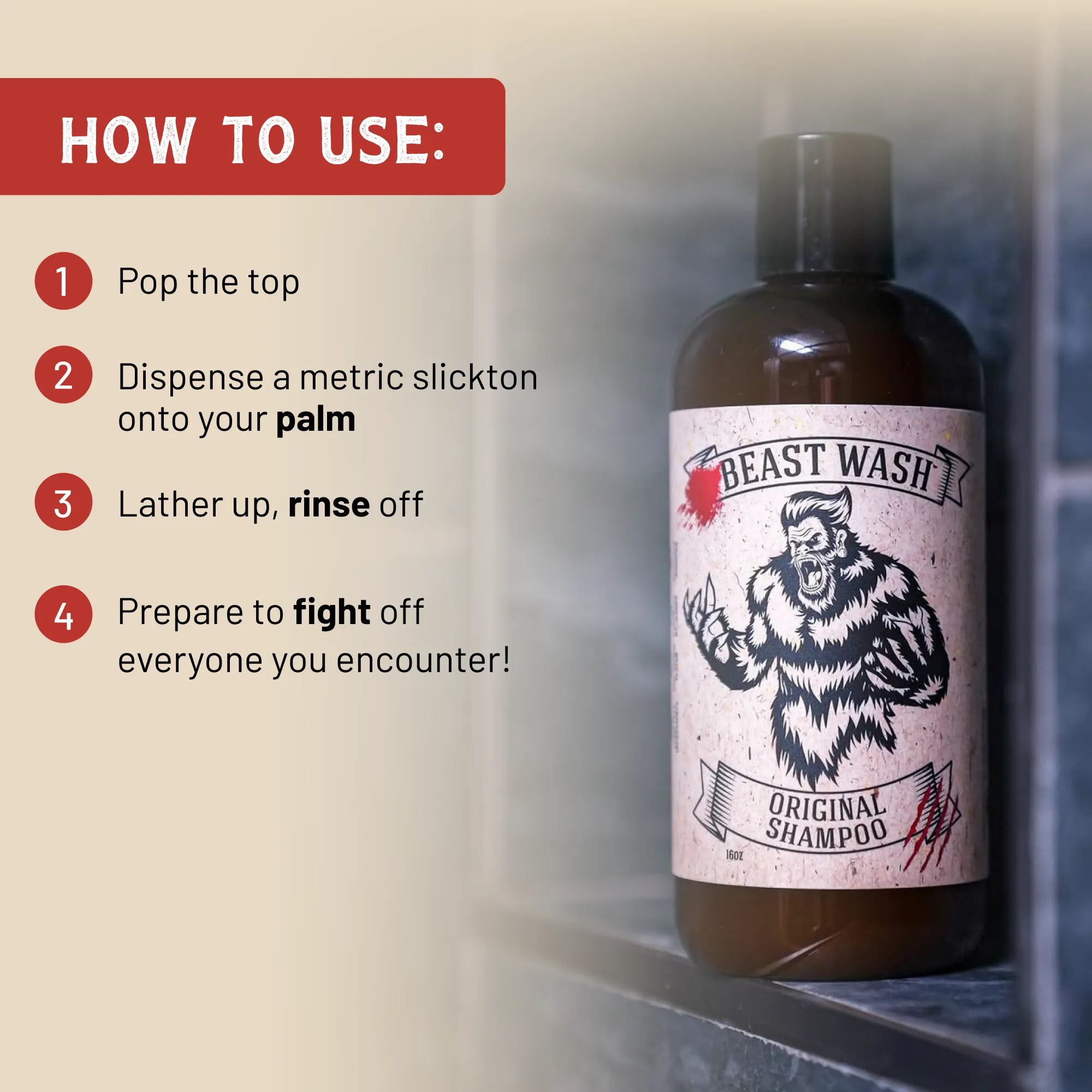 Beast Wash Organic Shampoo