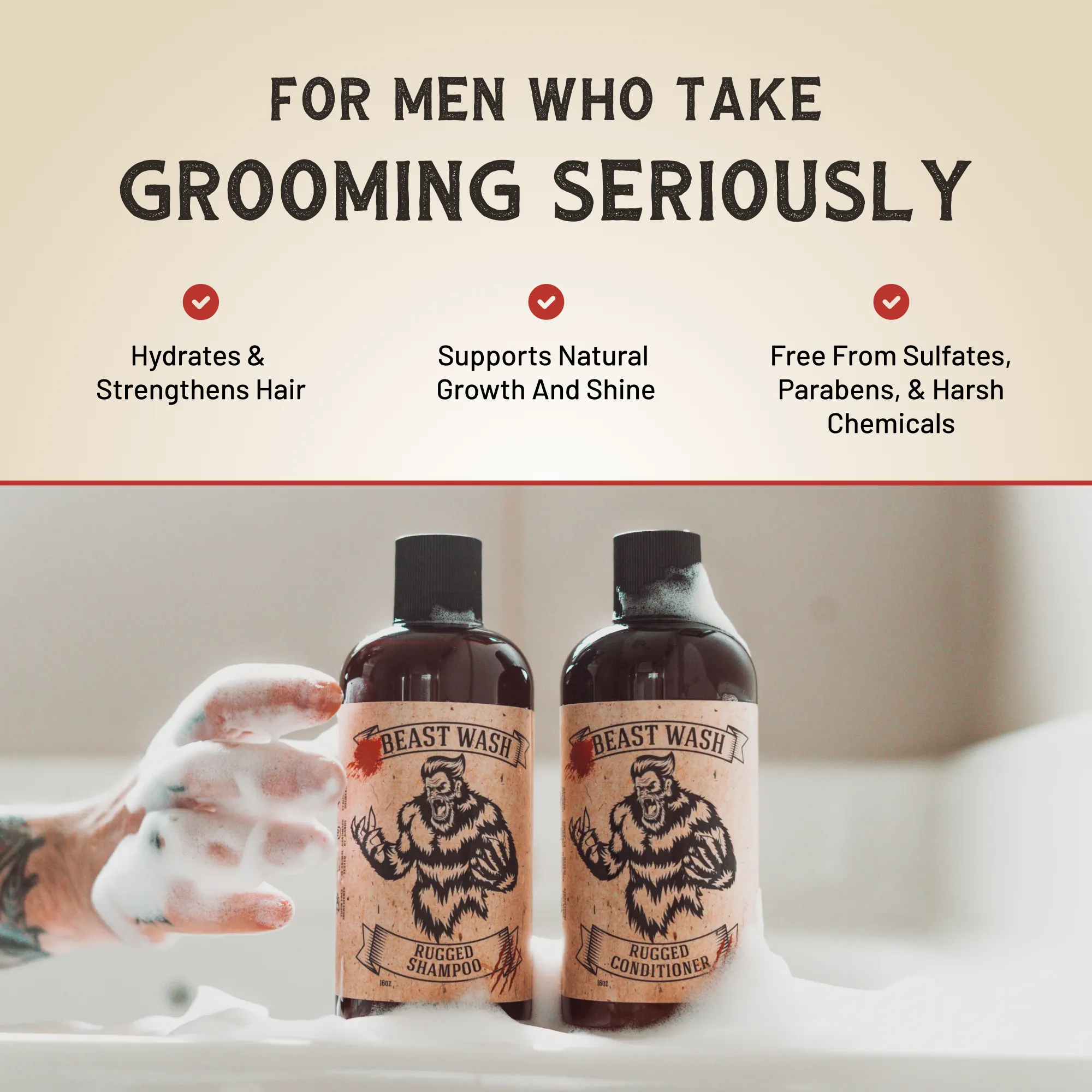 Beast Wash Organic Shampoo