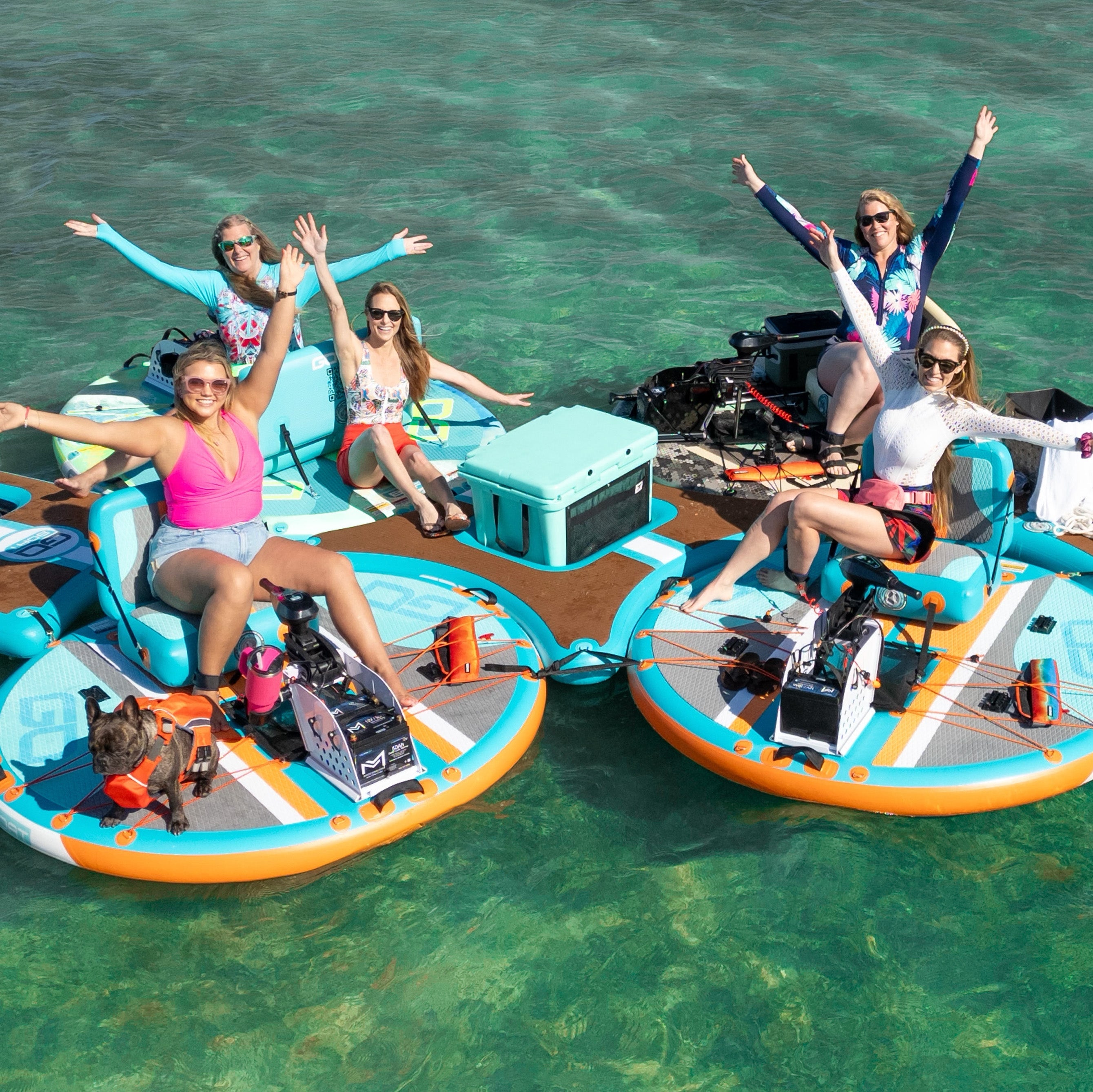 GoBoat X-DOCK Multi-purpose Inflatable Towable Floating Platform
